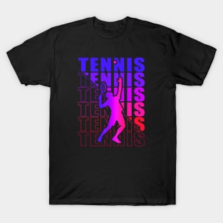 Tennis Clothing For Tennis Players Coaches Fans T-Shirt